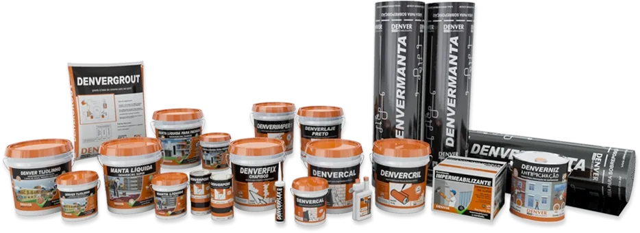 Linha de produtos Denver para impermeabilização